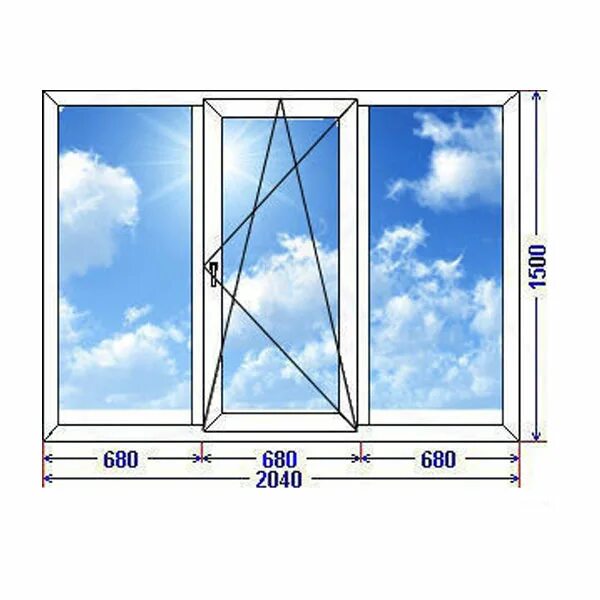 Окно пластиковое стандартные цена. Окно ПВХ трехстворчатое однокамерное высота 1500 ширина 1750. Окно 1800х1500 трехстворчатое. Окно трехстворчатое ширина 1500мм. Окно пластиковое 2040х1500.