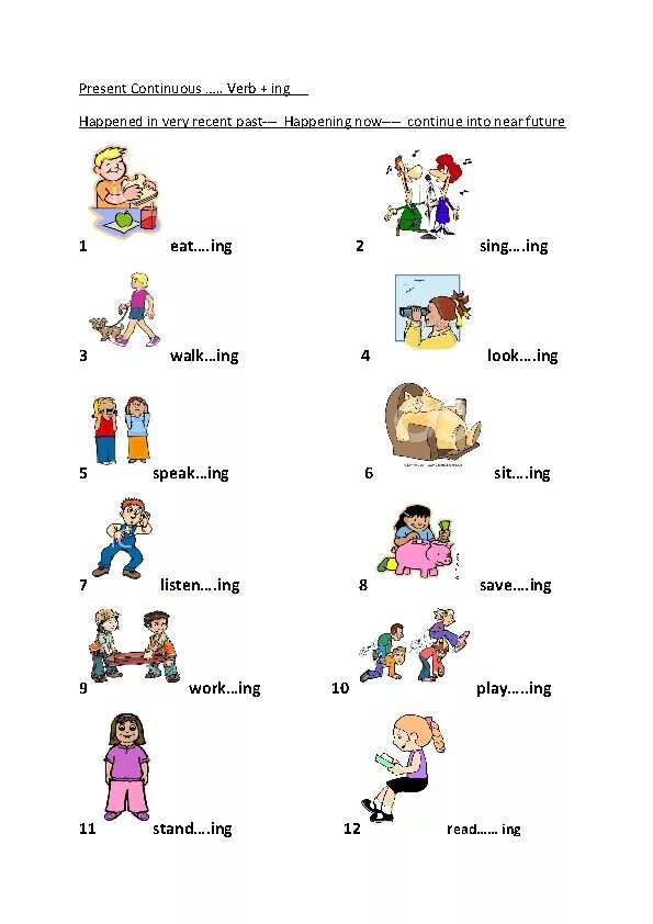Present continuous action verbs. Worksheets 3 класс continuous. present continuous упражнения для детей. present continuous exercise for kids. present continuous упражнения 3 класс.