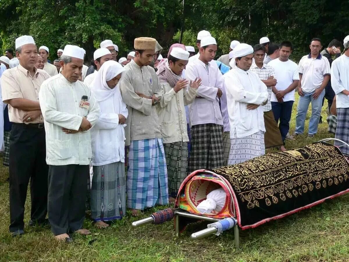 Похоронный обряд у мусульман. Случаться похоронить