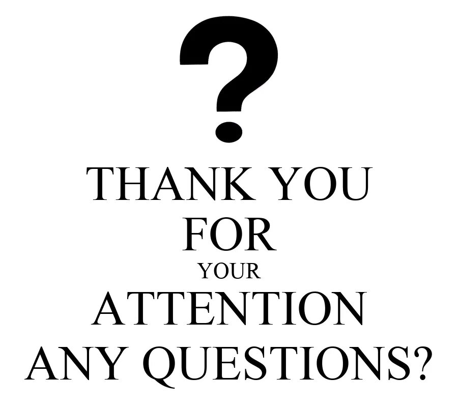 Your questions please. Thank you for your attention any questions. thank you for your attention. thanks for your attention. thank you any questions.