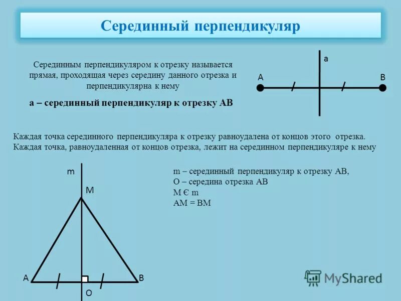 Перпендикуляр в треугольнике свойства. Уравнение прямой серединного перпендикуляра к отрезку. Серединный перпендикуляр это прямая проходящая через. Уравнение серединного перпендикуляра к отрезку. Серидины перпендикуляр.