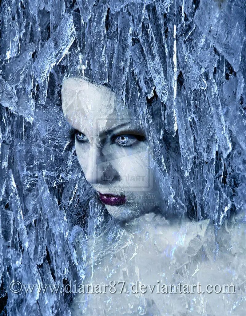 Девушка айс. Снежная Королева (Королева льда) (Ice Queen) 2005. Ледяная женщина. Холодный взгляд. Женщина лед.