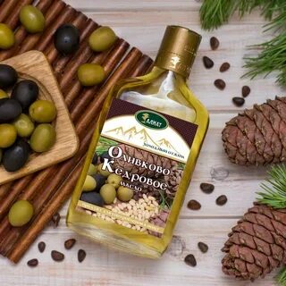 Оливковое масло с кедровыми орешками