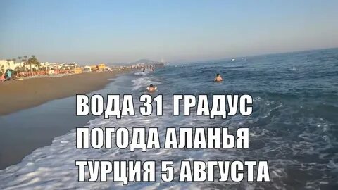 Температура моря алания гисметео