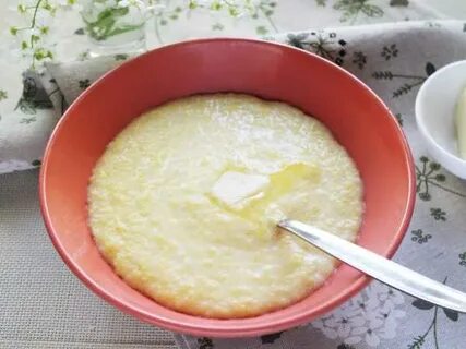 Каша с кукурузной крупы на молоке