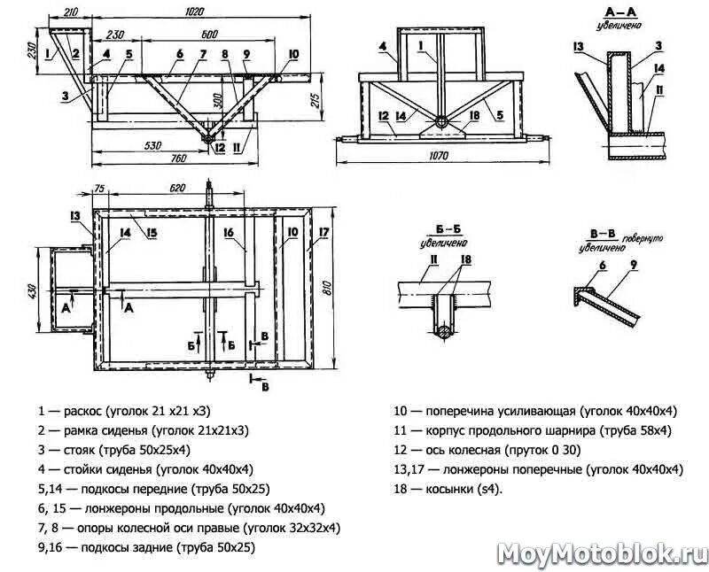 Размеры телеги для мотоблока. Чертёж прицепа для мотоблока с размерами из балки ВАЗ. Прицеп для мотоблока своими руками чертежи и Размеры. Чертеж прицепа для мотоблока на балки от ВАЗ-2108. Прицеп для мотоблока своими руками чертежи и Размеры самосвал.