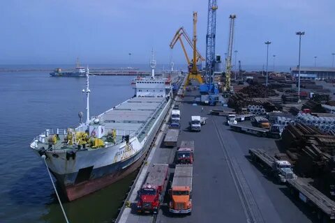 Порт на каспийском море