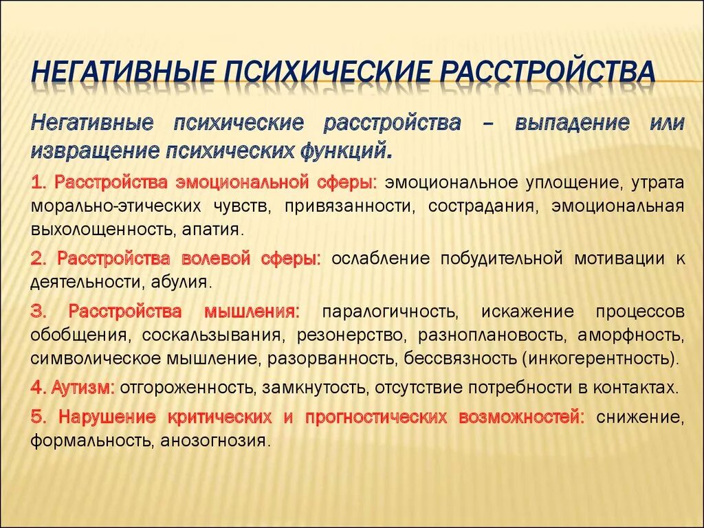 Психические и социальные изменения возникающие