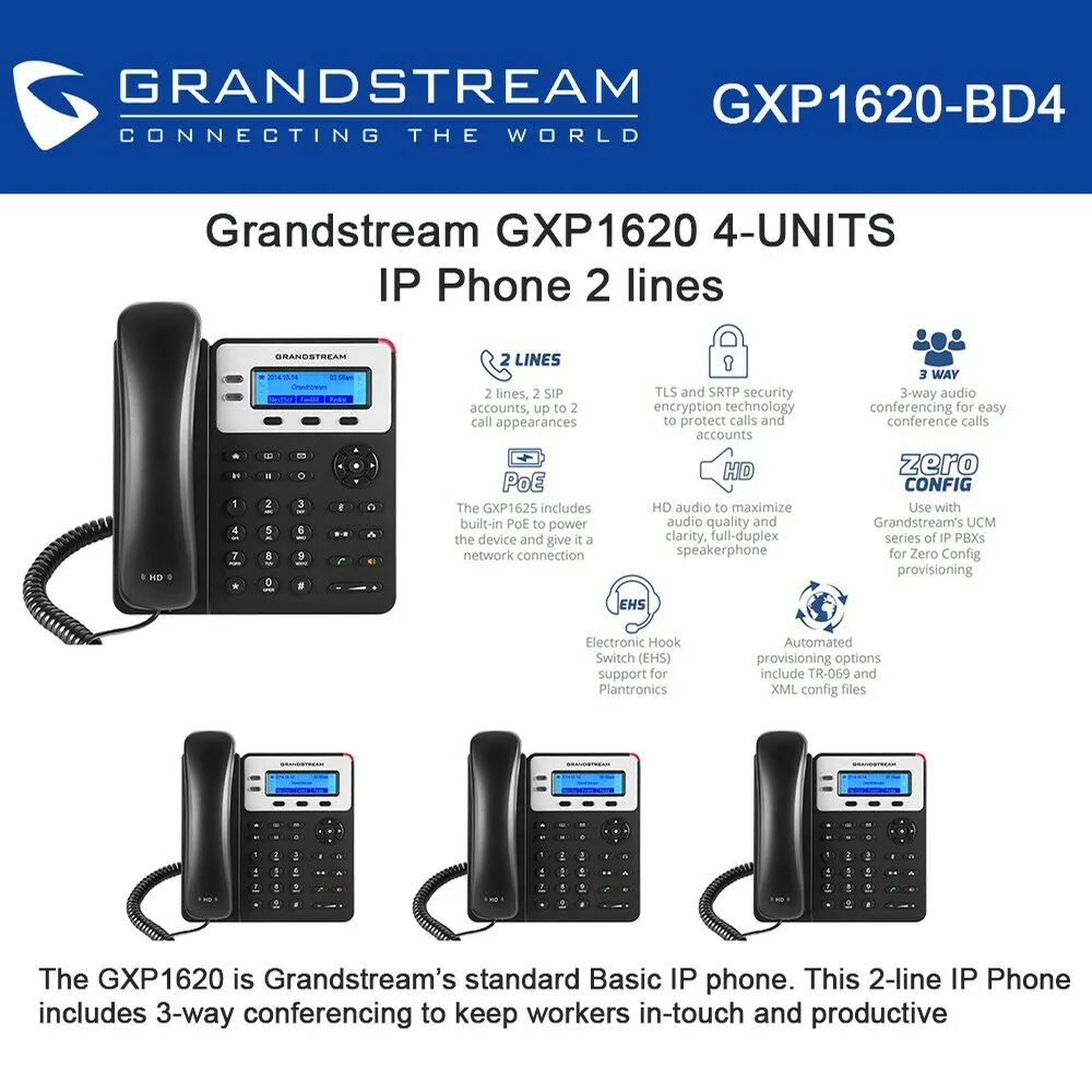 Телефон grandstream инструкция. Телефон Grandstream GXP 1620. Grandstream модель gxp1620. IP-телефон Grandstream gxp1625. IP-телефон Grandstream gxp1620.
