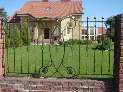 Установить кованый забор