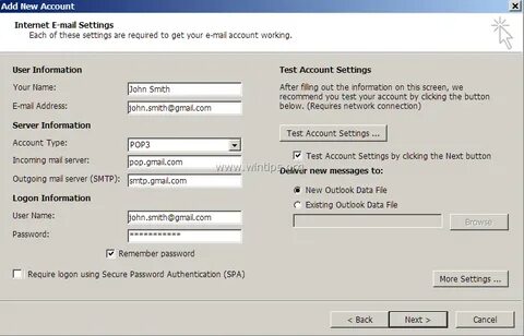 Smtp google