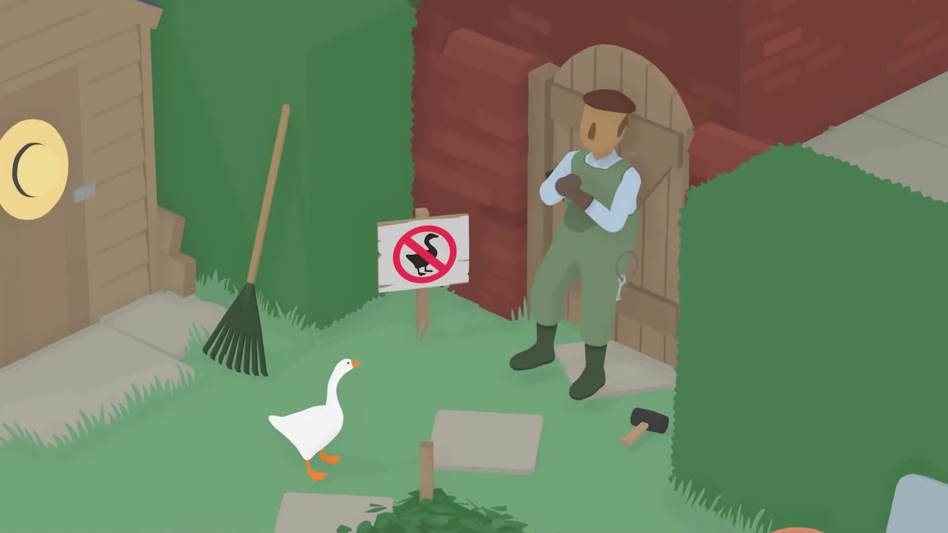 Untitled goose как заставить садовника надеть шляпу. Goose игра. unitlit gooes game карта. унтитлед гусь гейм. карта игры про гуся.