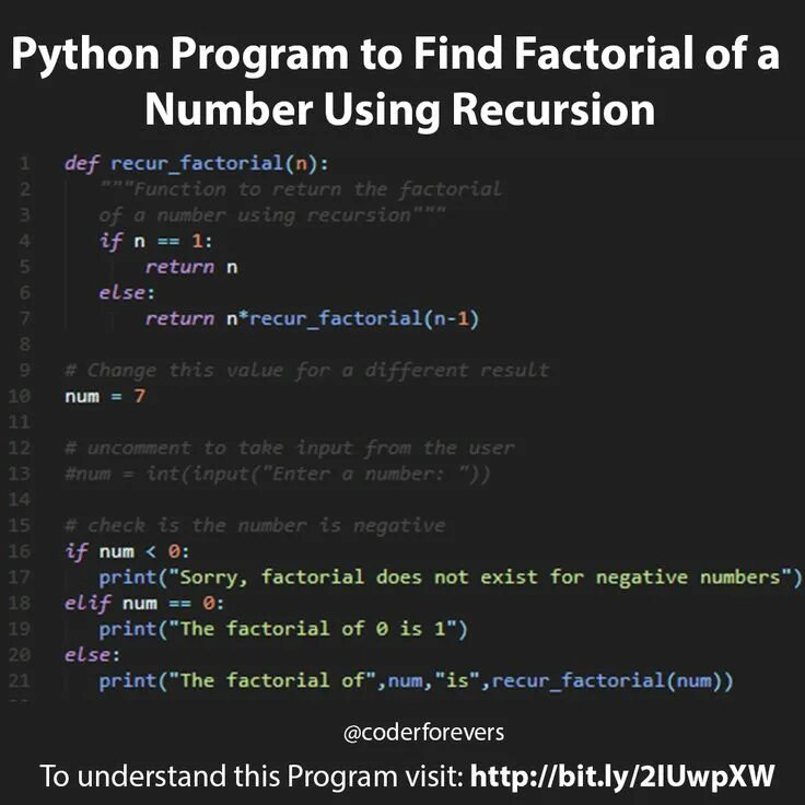 Python factorial