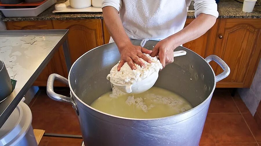 Приготовление сыра. Варка сыра. Приготовление домашнего сыра. Производство сыра.