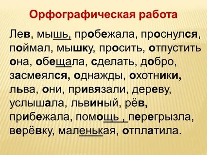 Изложение лев спал