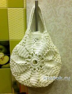 Вязание сумки крючком круглый