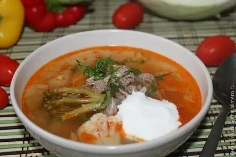 Щи с болгарским перцем