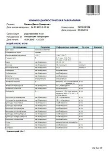 Норма эозинофильного белка