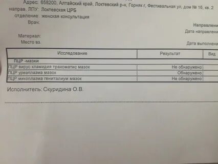 Уреаплазма методом пцр