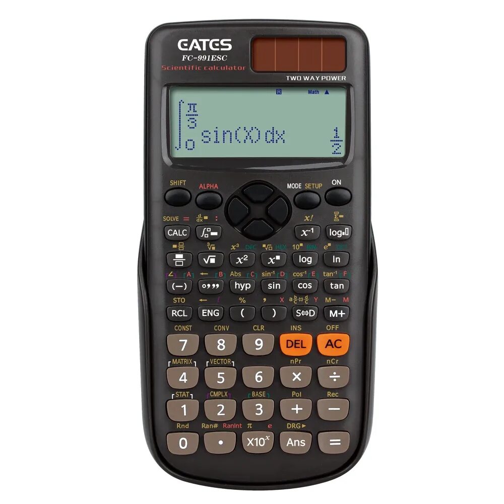 Scientific calculator. FC-991 ESC. Electronic Scientific calculator 10 Digits. Многофункциональный калькулятор.