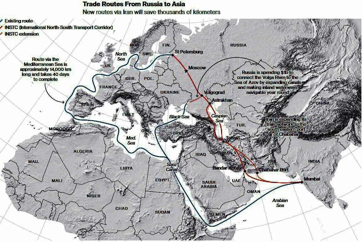 Карта дорог ирана. Железнодорожный маршрут Иран Россия. Путь Россия Иран. Железная дорога в Иран из России на карте. Торговый путь Россия Иран.