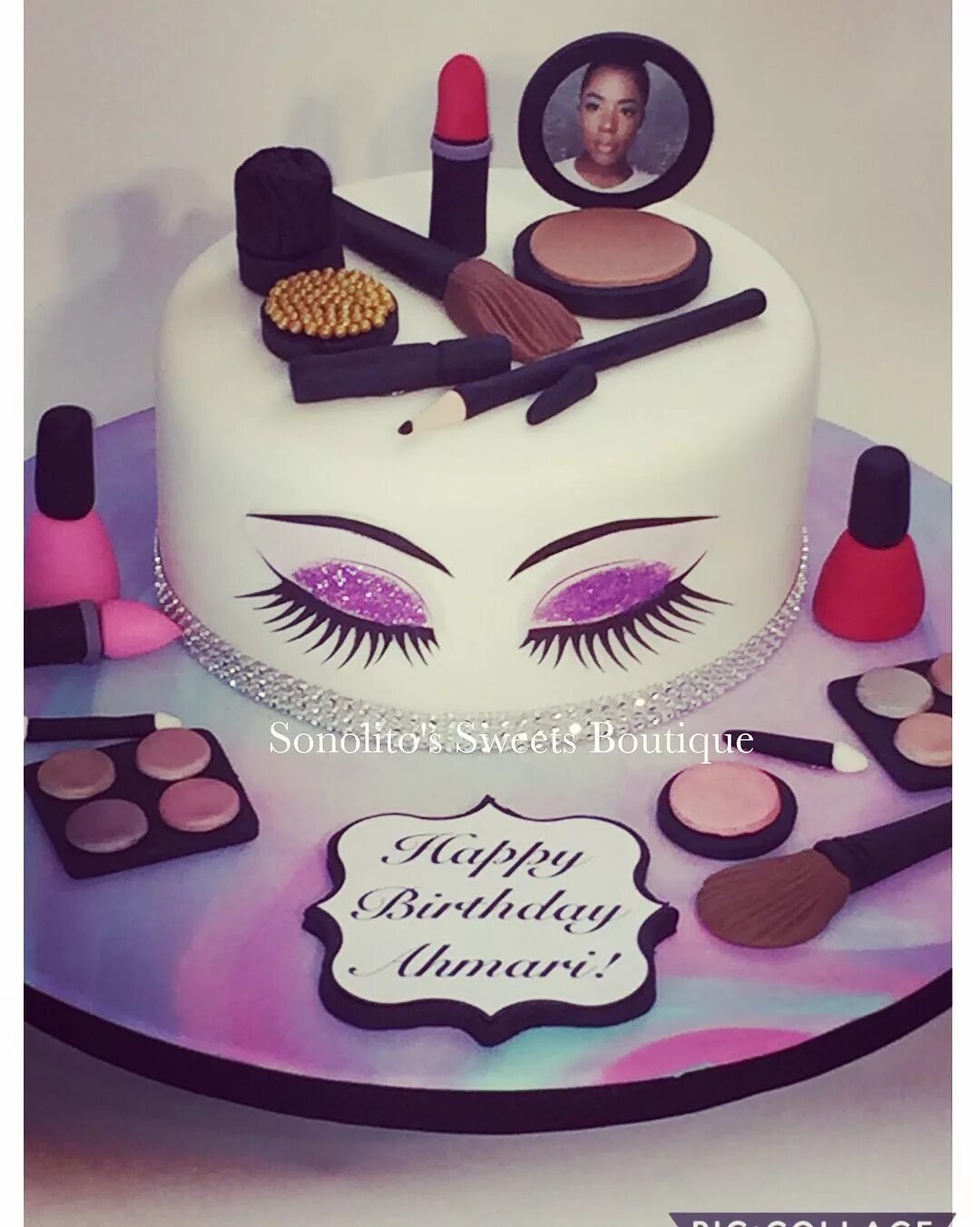 Birthday make up. Торт с косметикой. Торт с косметикой для девочки. Торт для визажиста на день рождения. Торт на день рождения с косметикой.