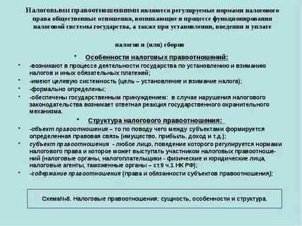 Система норм регулирующая налоговые отношения