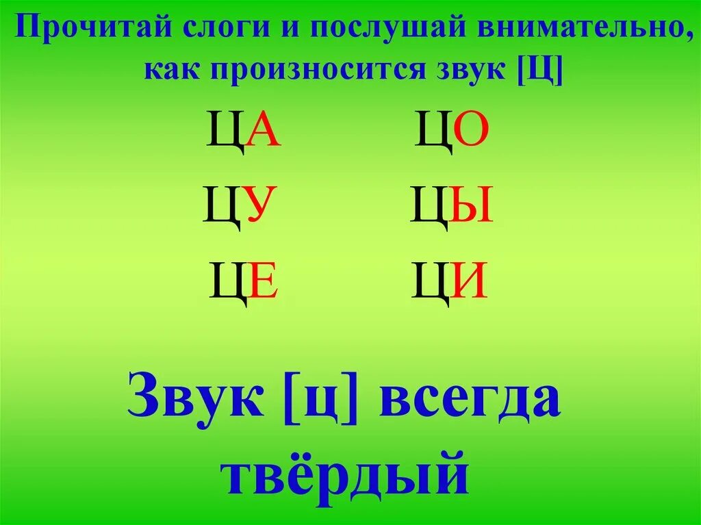 Звук ц. Звук и буква ц. Согласный звук ц. Слова на букву ц.