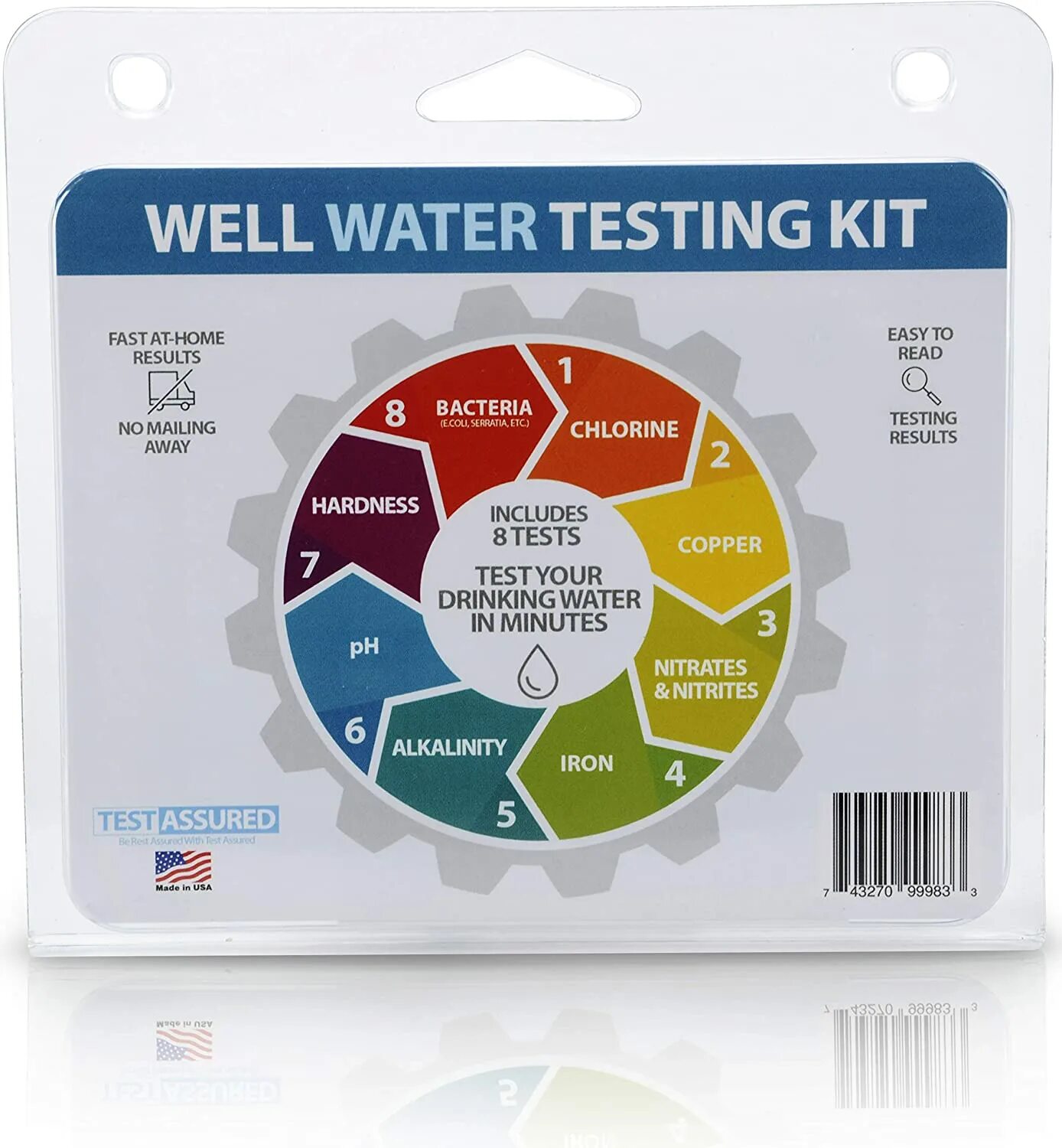 Well testing. Water test bacteria kit. fresh water analysis kit. компания easy testing.