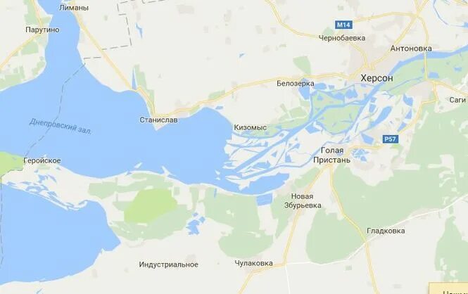 чулаковка херсонская область на карте