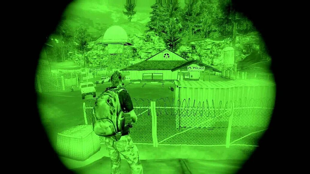 Night vision 2. Night Vision 2 тепловизор. DAYZ прибор ночного видения. Приборы ночного видения в лесу. Инди игра прибор ночного видения.