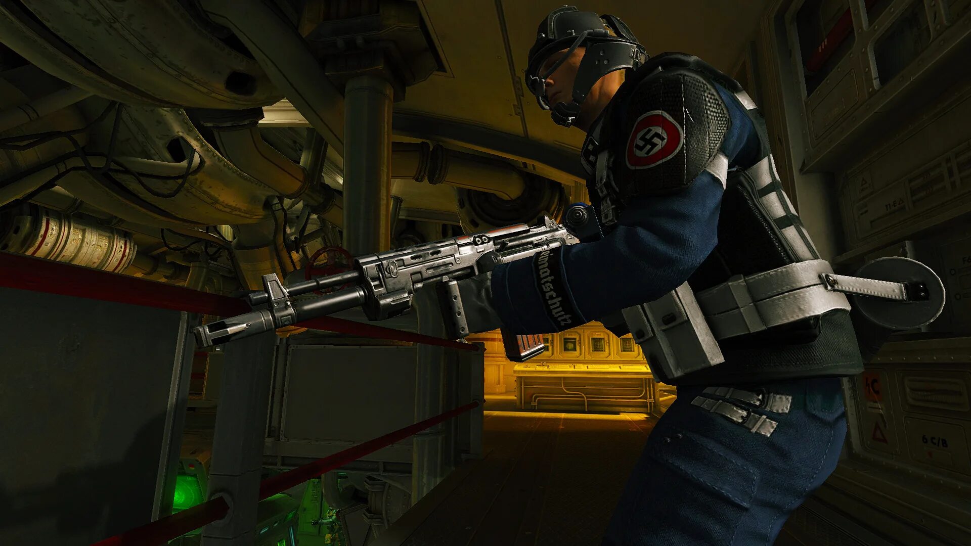 Как пройти вольфенштайн. Wolfenstein 2 солдаты. автомат 46 т wolfenstein. вольфенштайн 2009 солдаты.