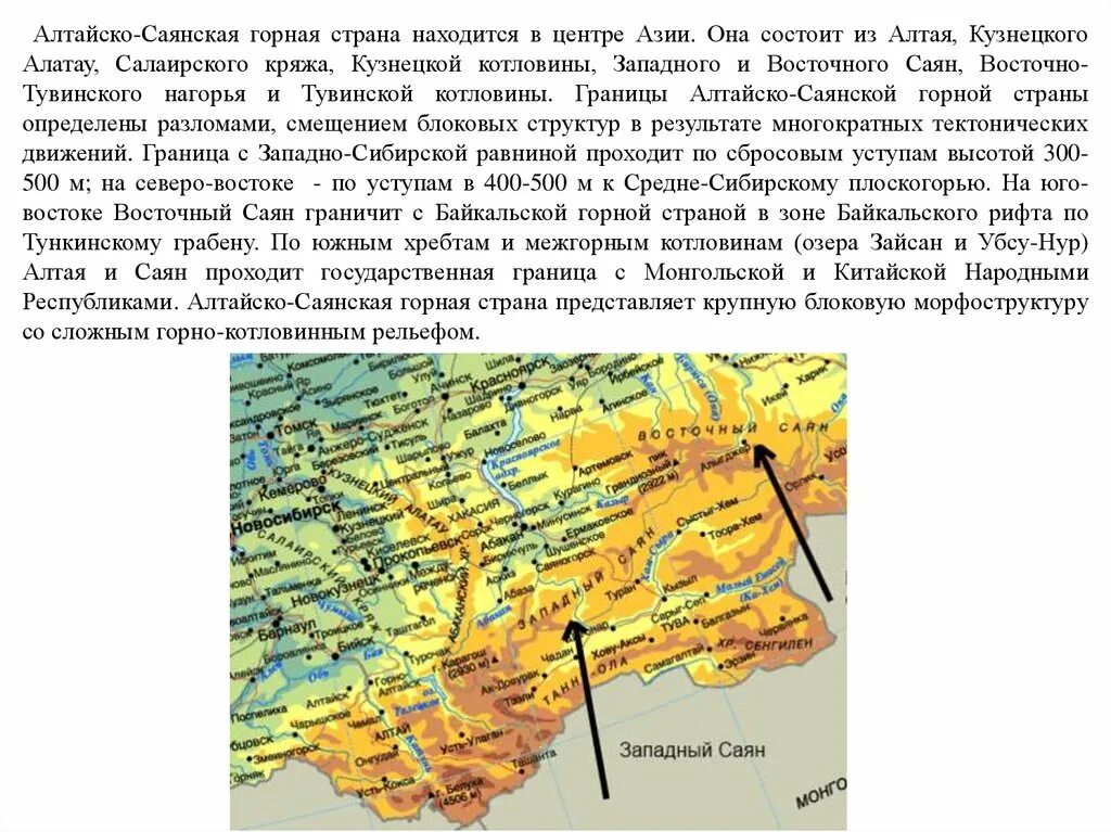 Местоположение горных систем алтая. Алтая-Саянская Горная Страна географическое положение. Алтайско-Саянская Горная Страна карта. Алтае Саянская Страна. Горы Западный Саян на физической карте.