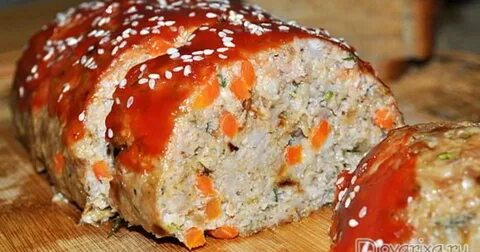 Мясо с овощами в хлебе