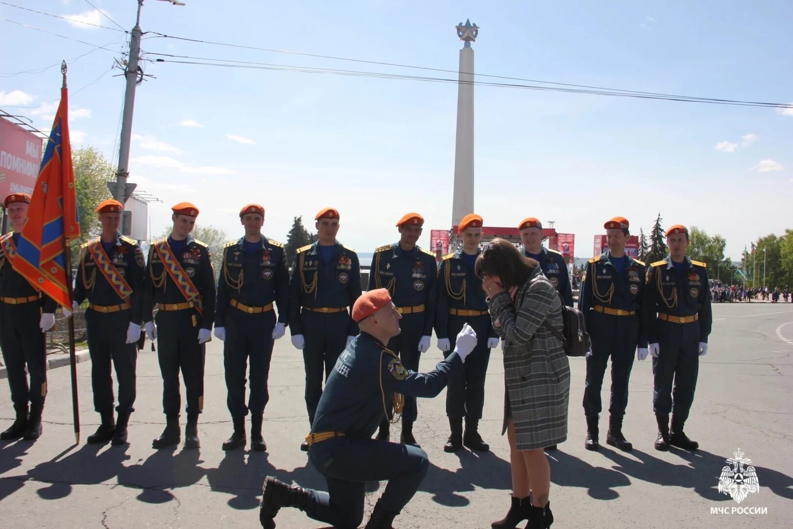 Предложение на параде