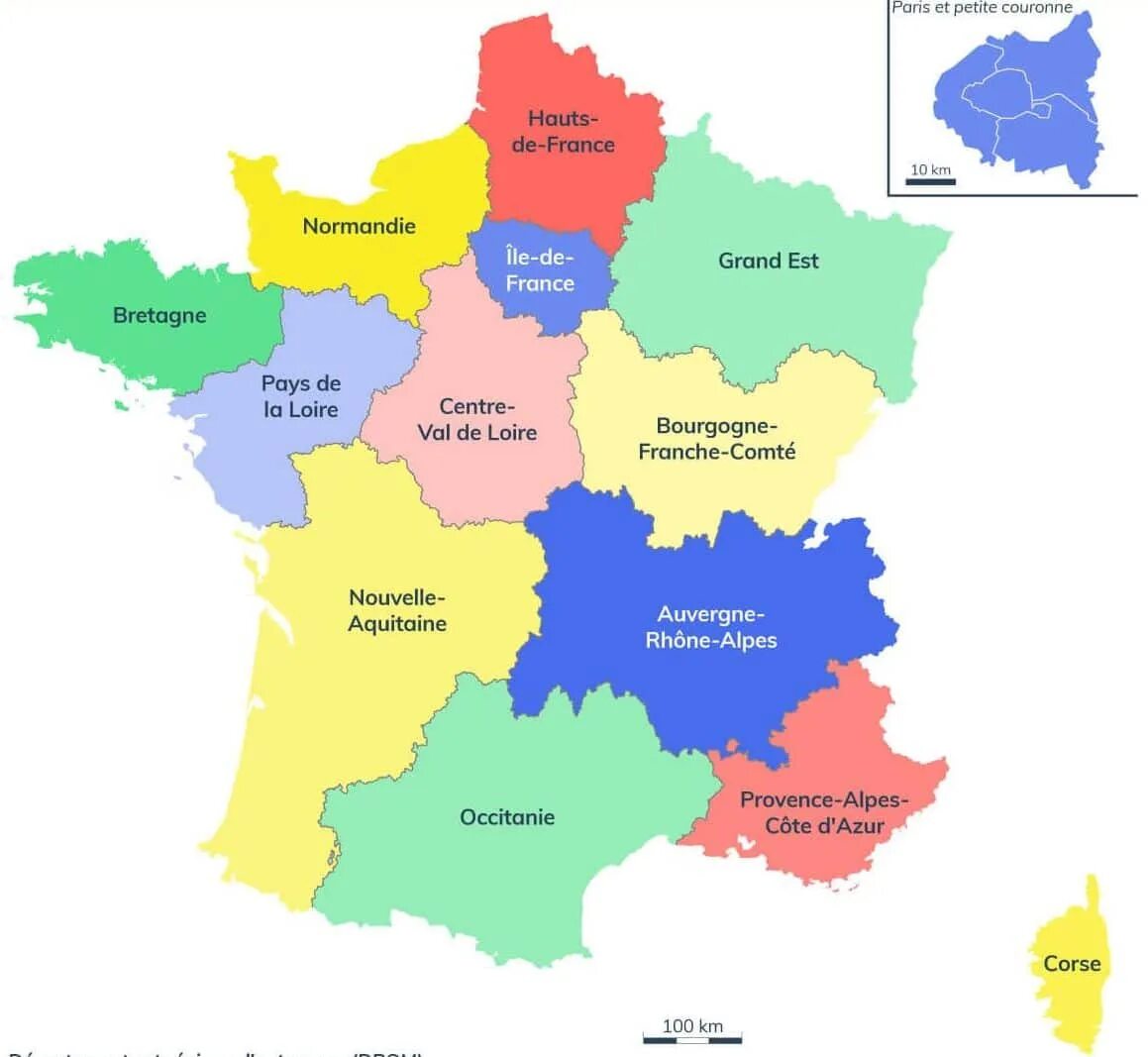 Carte de France Regions. 13 Regions de France. Регионы Франции. Регионы Франции на карте. Region de france