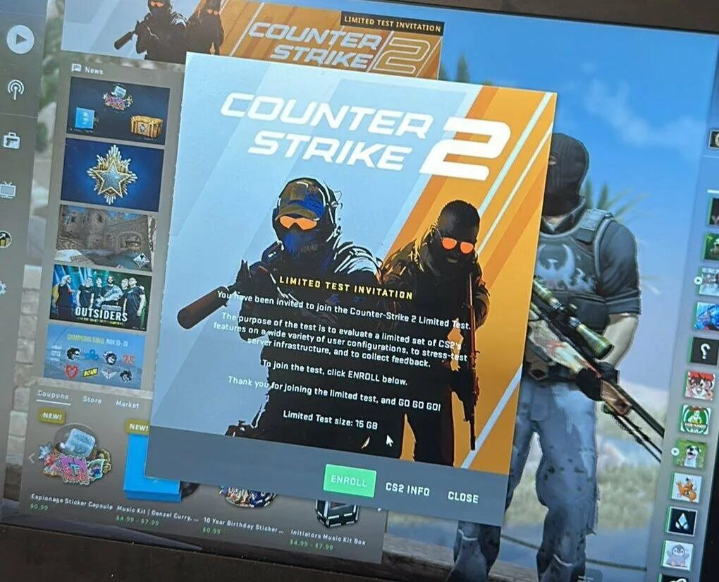 Бета тест код. Counter-Strike 2. Приглашение на бета тест КС 2. Меню КС го 2. КС 2 обложка.