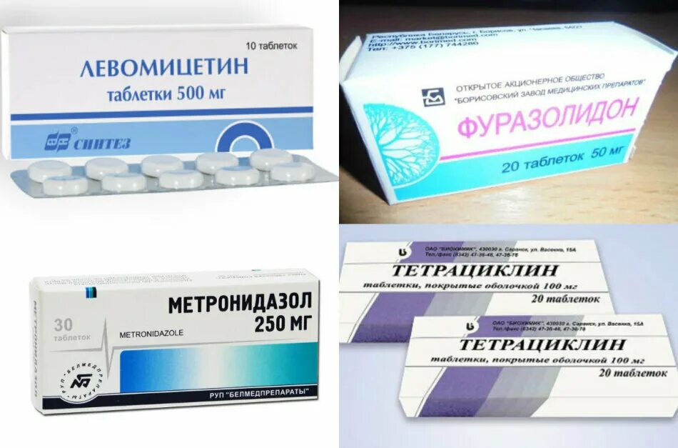 Можно ли антибиотик при отравлении