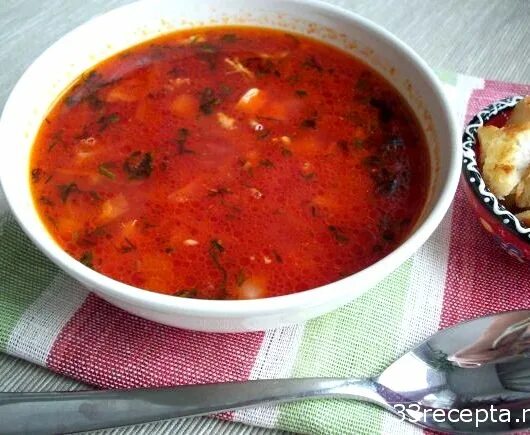 Пошаговый Рецепт борща из домашней курицы с фото