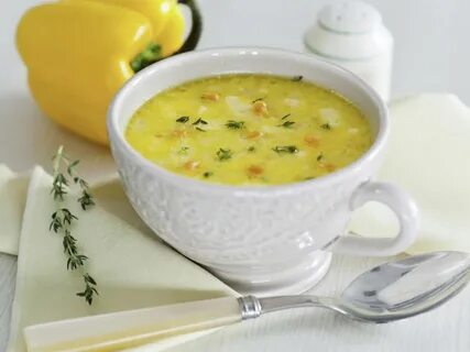 Рецепт крем супа с сыром и курицей