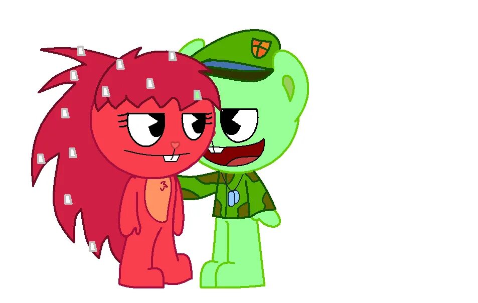 Htf 3.3 gp. Happy Tree friends Флиппи. Флэки Хэппи три френдс. Патти хтф. Флиппи и Флаки.