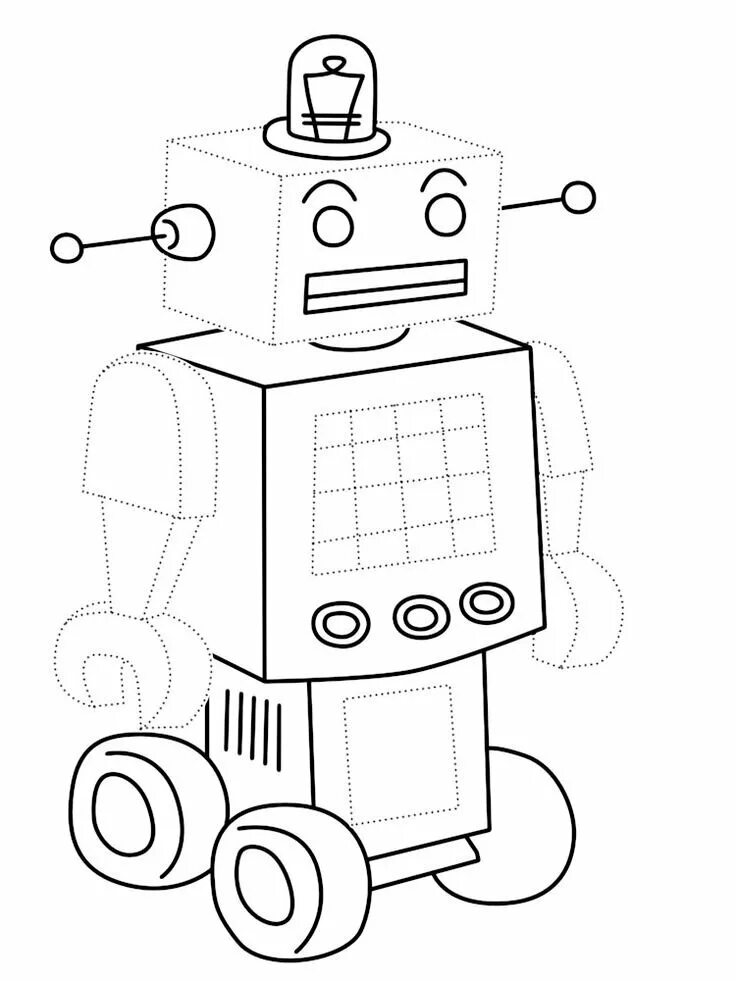 Раскраски. Роботы. Робот рисунок. Робот рисунок карандашом. Детские раскраски роботы.