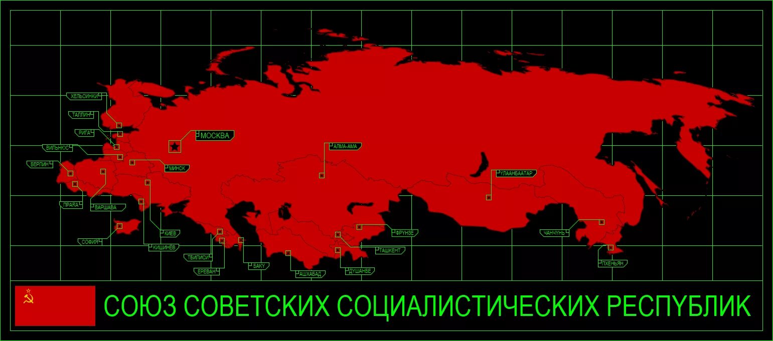 Ussr project map
