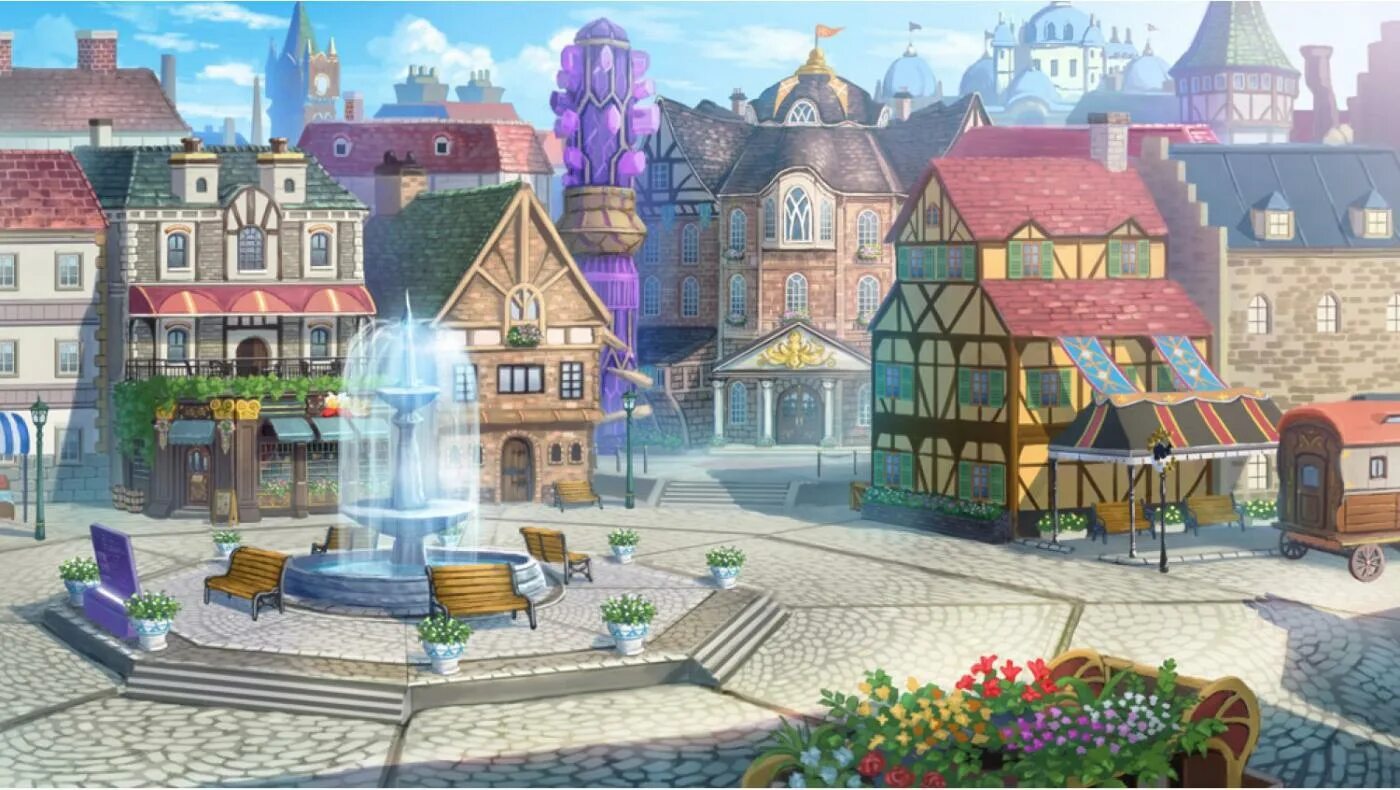 сказочный город. королевство синдрия дворец. королевство фэнтези арт средневековье. деревня арт днд площадь. московский измайловский кремль.