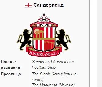 Прозвище клубов