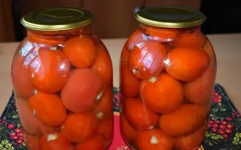 Самые вкусные консервированные помидоры