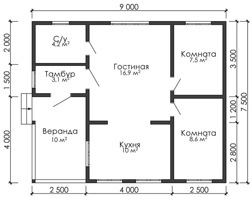 Проекты одноэтажных домов 90 кв. Планировка одноэтажного дома 90 м2. Дом из бруса 6х9 одноэтажный. Дом из бруса 6х9 одноэтажный проекты. Дом 100 м2 одноэтажный планировка.