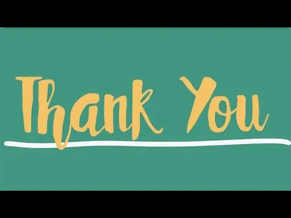 Thank you one and all