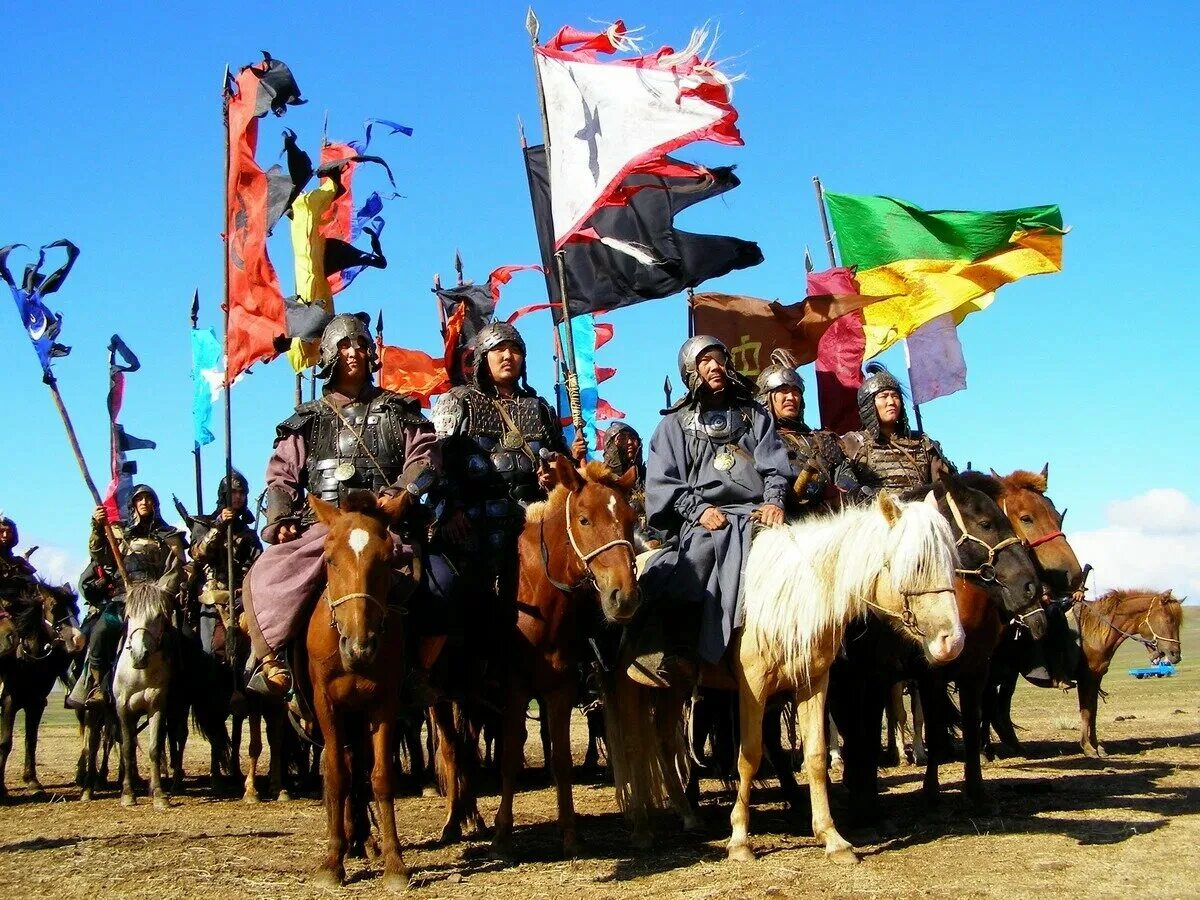 Военно административная организация тюркских и монгольских народов. Тайна Чингис хаана (2009). Монгольские знамена Чингисхана. Знамя монголов.