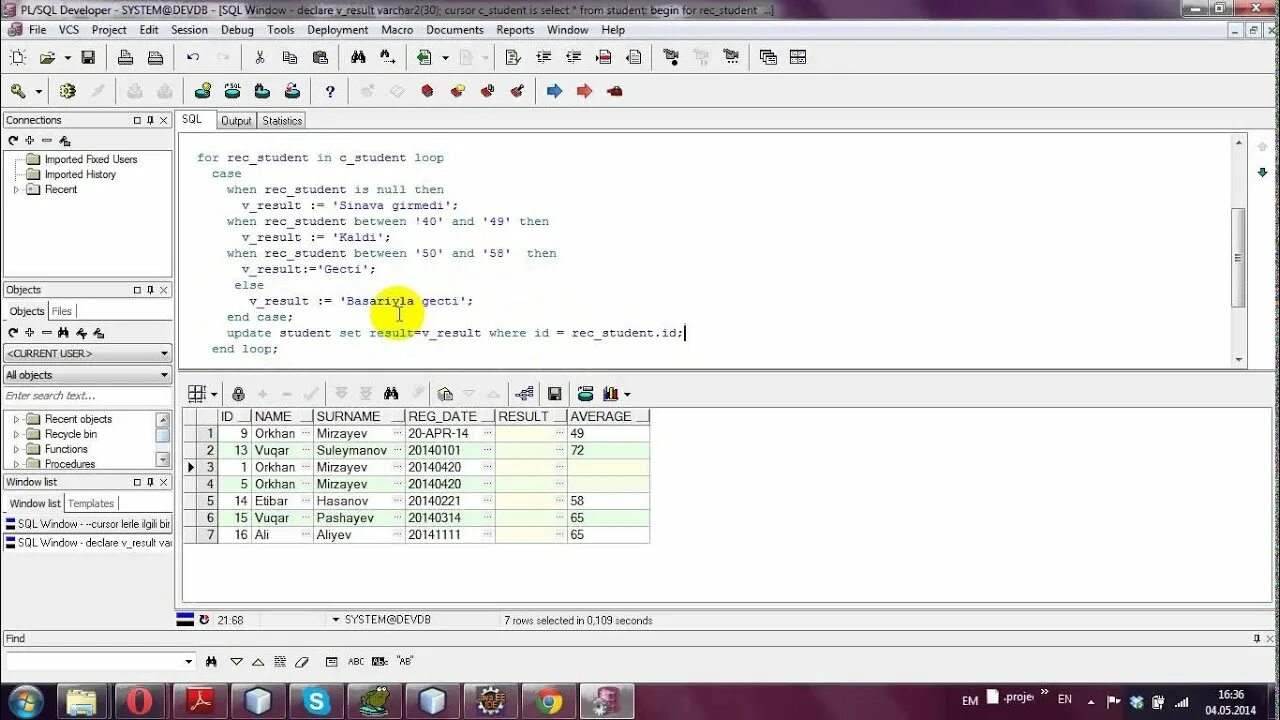 Oracle sql case. Курсоры sql. case sql. курсор оракл. update sql case.